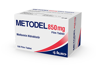 METODEL 850 mg 100 film tablet kutu görseli