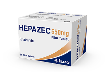 HEPAZEC 550 mg film tablet (56 tablet) kutu görseli