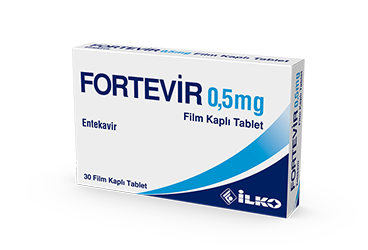 FORTEVIR 0.5 mg 30 film kaplı tablet kutu görseli