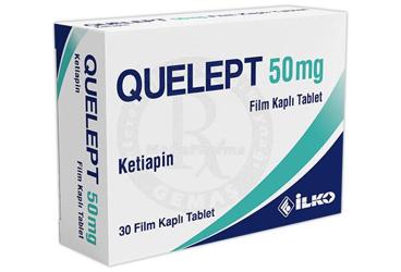 QUELEPT 50 mg film kaplı tablet (30 tablet) kutu görseli