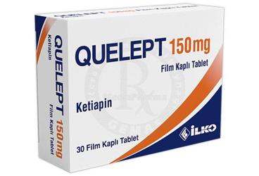 QUELEPT 150 mg film kaplı tablet (30 tablet) kutu görseli