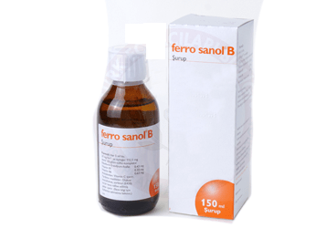 FERRO SANOL B 150 ml şurup {Melusin} kutu görseli