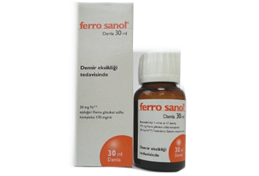 FERRO SANOL 170 mg 30 ml damla kutu görseli