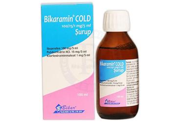 BIKARAMIN COLD 100 ml şurup kutu görseli