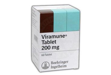 VIRAMUNE 200 mg 60 tablet kutu görseli