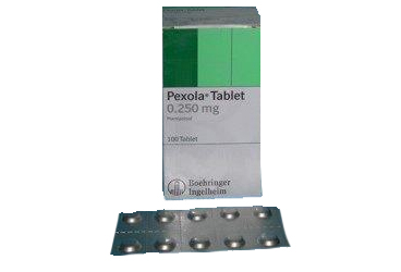PEXOLA 0.250 mg 100 tablet kutu görseli