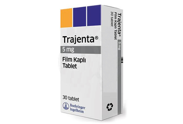 TRAJENTA 5 mg film kaplı tablet kutu görseli