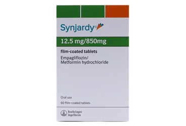 SYNJARDY 12.5mg/850 mg film kaplı tablet (60 adet) kutu görseli