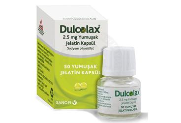 DULCOLAX 2.5 mg 50 yumuşak jelatin kapsül kutu görseli