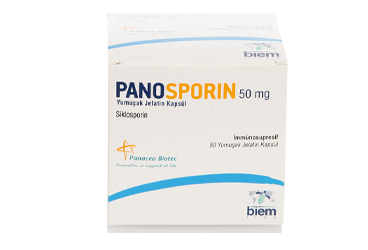 PANOSPORIN 50 mg 50 yumuşak jelatin kapsül kutu görseli