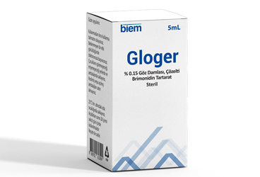 GLOGER % 0.15 göz damlası. çözelti kutu görseli