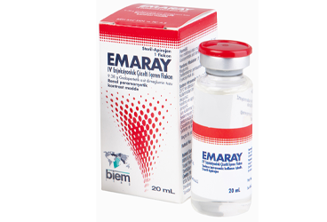 EMARAY IV enjeksiyonluk çözelti içeren flakon 20 ml kutu görseli