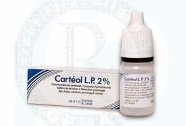 CARTEOL LP %2 steril göz damlası kutu görseli