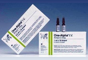 ONE-ALPHA 1 mcg 10 ampül kutu görseli