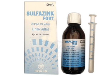 SULFAZINK FORT 30 mg/5 ml şurup kutu görseli