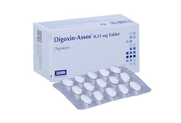 DIGOXIN- ASSOS 0.25 mg 50 tablet kutu görseli