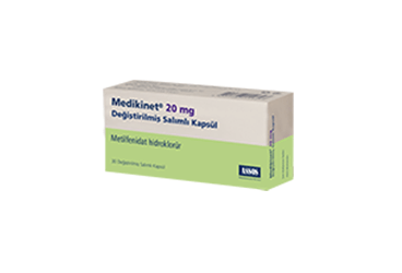 MEDIKINET retard 20 mg 30 kapsül kutu görseli