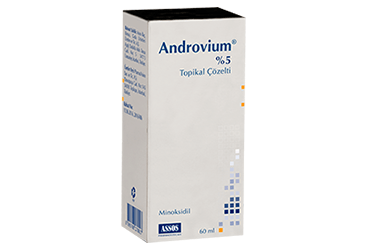 ANDROVIUM %5 topikal çözelti kutu görseli
