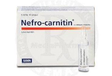 NEFRO-CARNITIN I.V. inf. sol. içeren 10 ampül kutu görseli