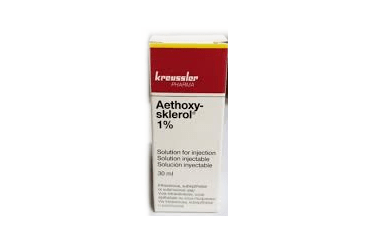 AETHOXYSKLEROL % 1 I.V. enjeksiyonluk çözelti içeren flakon (30 ml X 1 flakon) kutu görseli