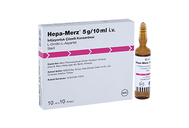 HEPA-MERZ infüzyon konsantesi 10 mg/amp 10 ampül kutu görseli