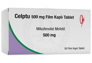 CELPTU 500 mg film kaplı tablet (50 tablet) kutu görseli