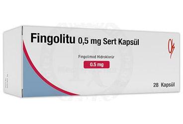 FINGOLITU 0.5 mg sert kapsül (28 adet) kutu görseli