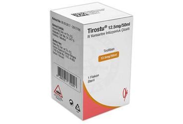TIROSTU 12,5 mg/50 ml IV konsantre infüzyonluk çözelti 1 flakon kutu görseli