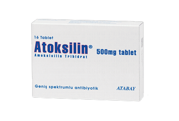 ATOKSILIN 500 mg 16 tablet kutu görseli