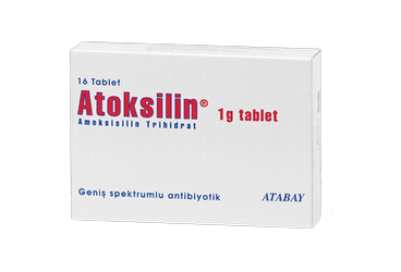 ATOKSILIN 1000 mg 16 tablet kutu görseli