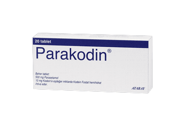 PARAKODIN 20 tablet kutu görseli