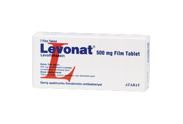 LEVONAT 500 mg 7 film tablet kutu görseli
