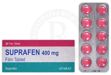 SUPRAFEN 400 mg 20 draje kutu görseli