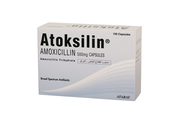 ATOKSILIN 500 mg kapsül kutu görseli