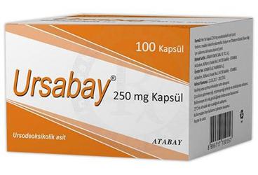 URSABAY 250 mg 100 kapsül kutu görseli