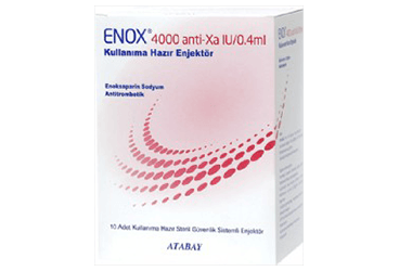 ENOX 4000 ANTI-XA IU/0.4 ml 20 kullanıma hazır enjektör kutu görseli
