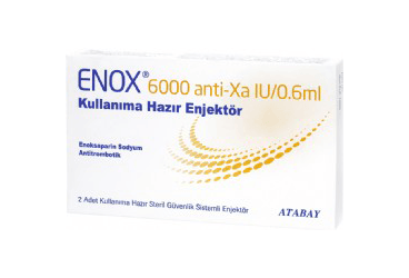 ENOX 6000 ANTI-XA IU/0.6 ml 20 kullanıma hazır enjektör kutu görseli
