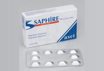SAPHIRE 10 mg 30 film tablet kutu görseli