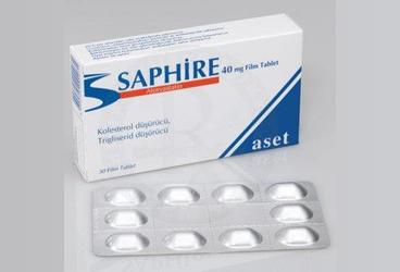 SAPHIRE 40 mg 30 film tablet kutu görseli
