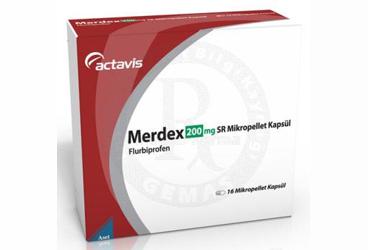 MERDEX 200 mg SR mikropellet 16 kapsül kutu görseli