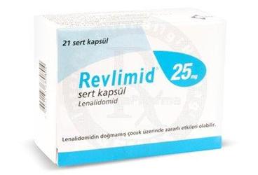REVLIMID 25 mg sert kapsül (21 kapsül) { Bristol Myers Squibb } kutu görseli