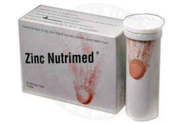 ZINC NUTRIMED 20 efervesan tablet kutu görseli