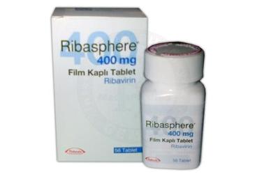 RIBASPHERE 400 mg 56 tablet {Biomeks} kutu görseli