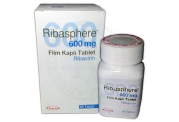 RIBASPHERE 600 mg 56 tablet {Biomeks} kutu görseli