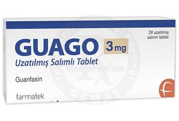 GUAGO 3 mg uzatılmış salınımlı tablet (28 tablet) kutu görseli