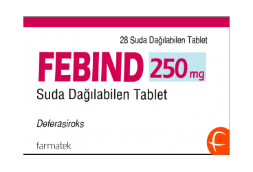 FEBIND 250 mg SUDA DAGILABILEN tablet (28 tablet) kutu görseli