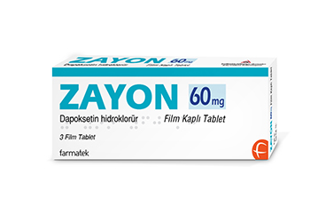 ZAYON 60 mg film kaplı tablet (6 tablet) kutu görseli