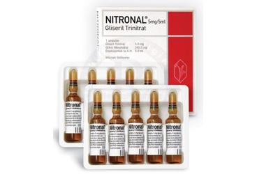 NITRONAL 1 mg/1 ml IV infüzyon için solüsyon içeren 5 mg 10 ampül kutu görseli