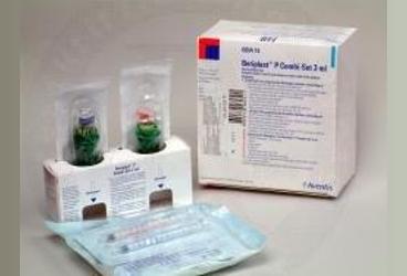 BERIPLAST-P COMBI SET 3 ml trombin çözeltisi ve 3 ml fibrinojen çöz. içeren fibrin yapıştırıcı kutu görseli