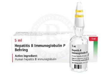 HEPATITIS B IMMUNGLOBULIN P BEHRING 1000 IU/5 ml IM enjeksiyon için çözelti içeren 1 kullanıma hazır enjektör kutu görseli